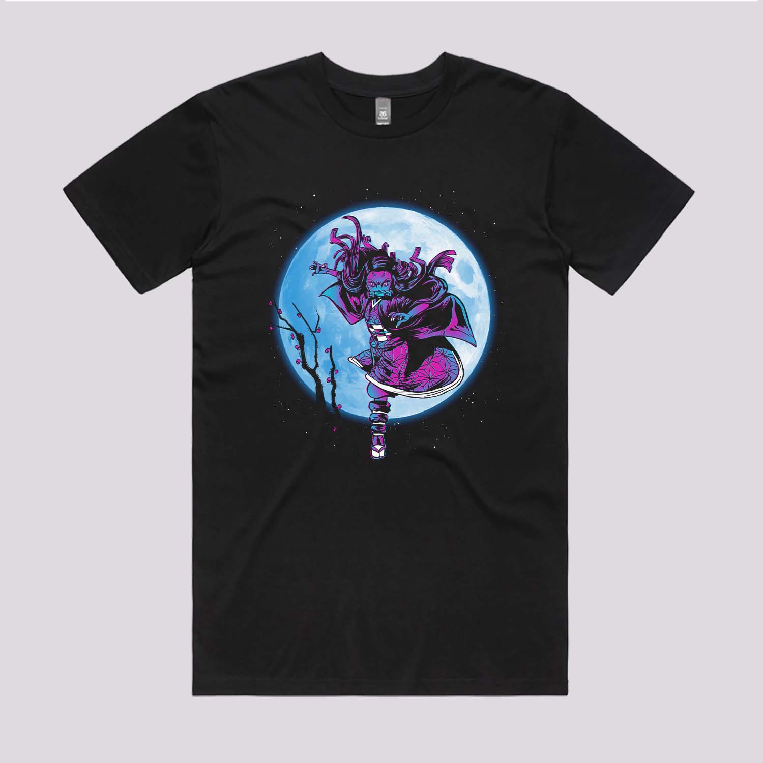 Nezuko Under Moon Graphic Tee