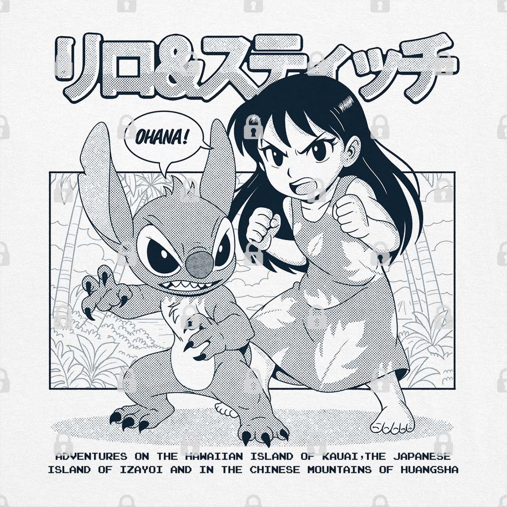 Ohana Manga T-Shirt