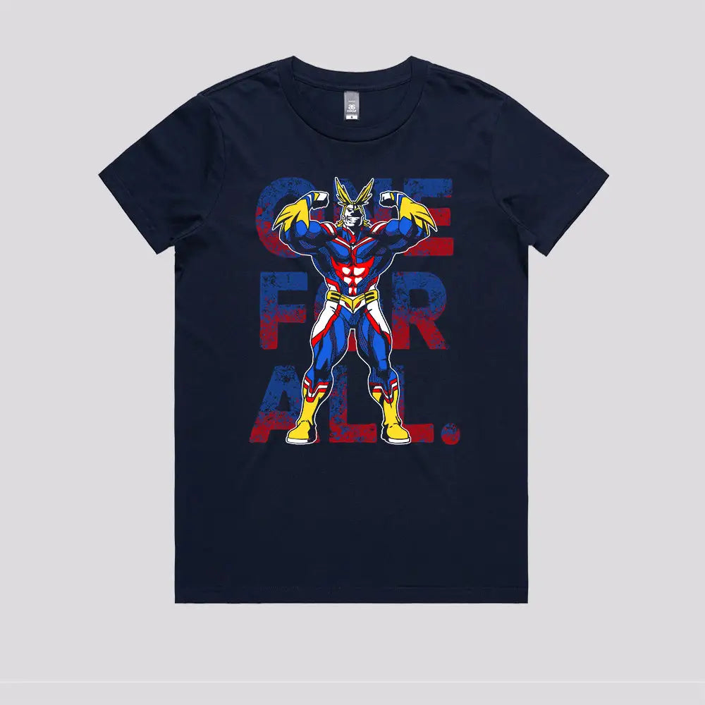 One For All T-Shirt | Anime T-Shirts