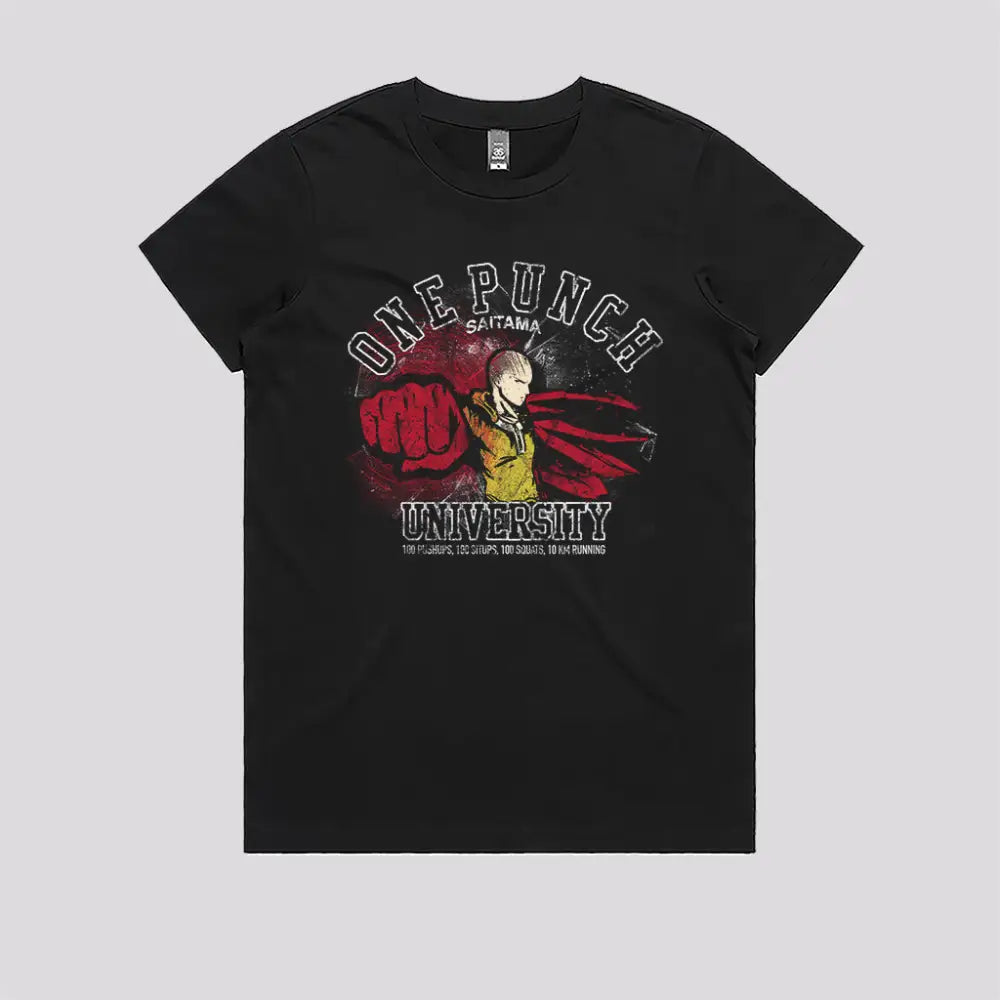 One Punch University T-Shirt | Anime T-Shirts