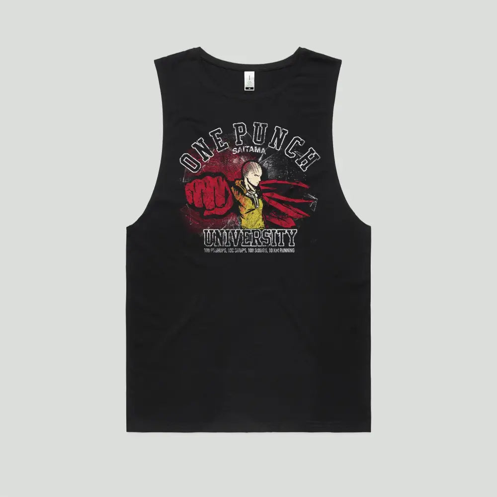 One Punch University Tank Top | Anime T-Shirts