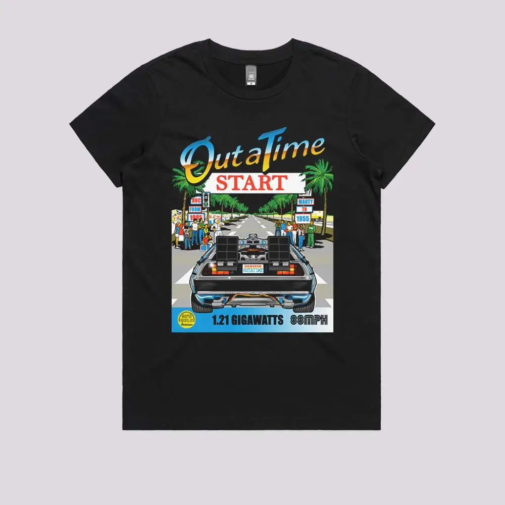 Out Run and Time T-Shirt | Pop Culture T-Shirts