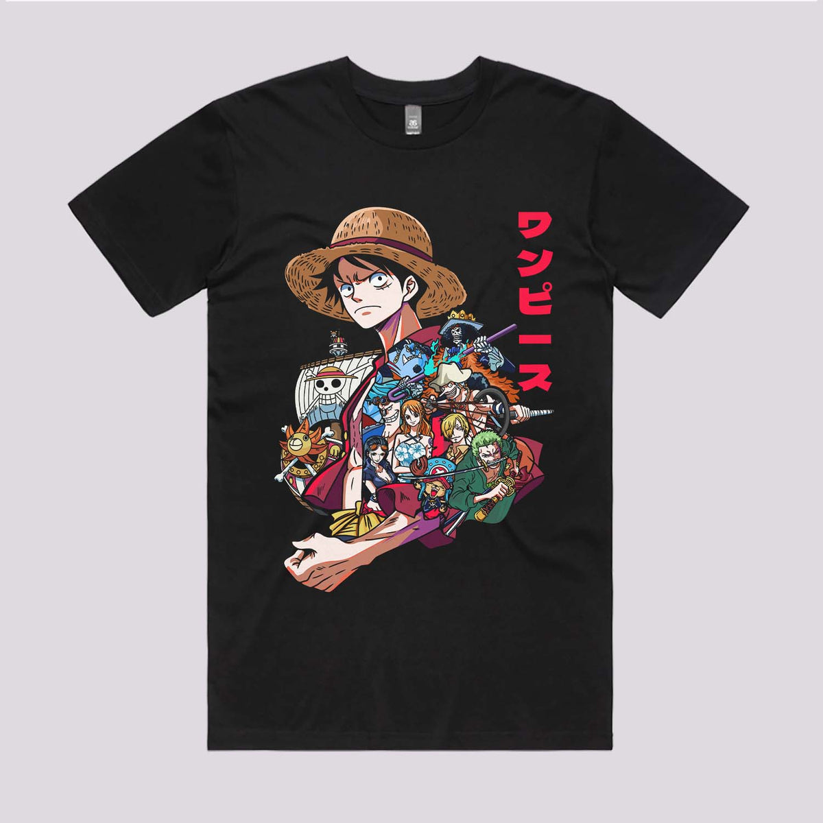 Strawhat Pirate Art T-Shirt | Cool Anime T-Shirts Australia