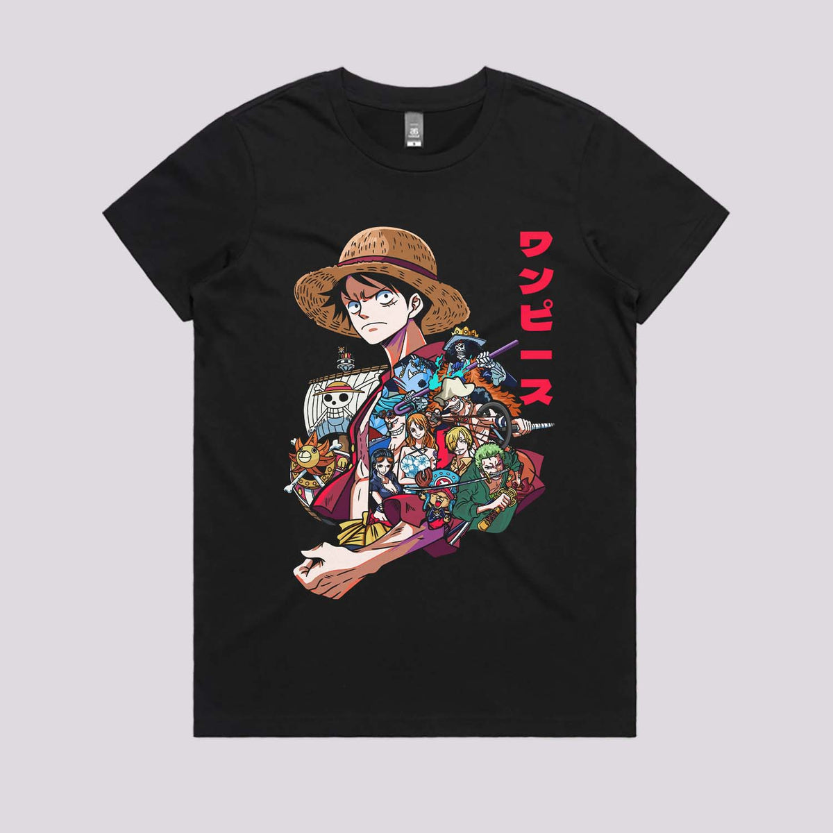 Strawhat Pirate Art T-Shirt | Cool Anime T-Shirts Australia