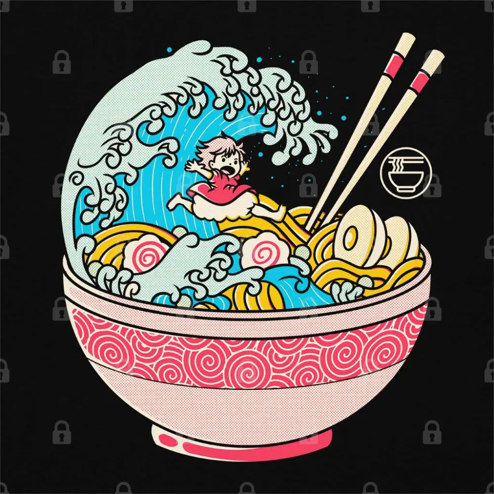 Ponyo Ramen T-Shirt Adult Tee