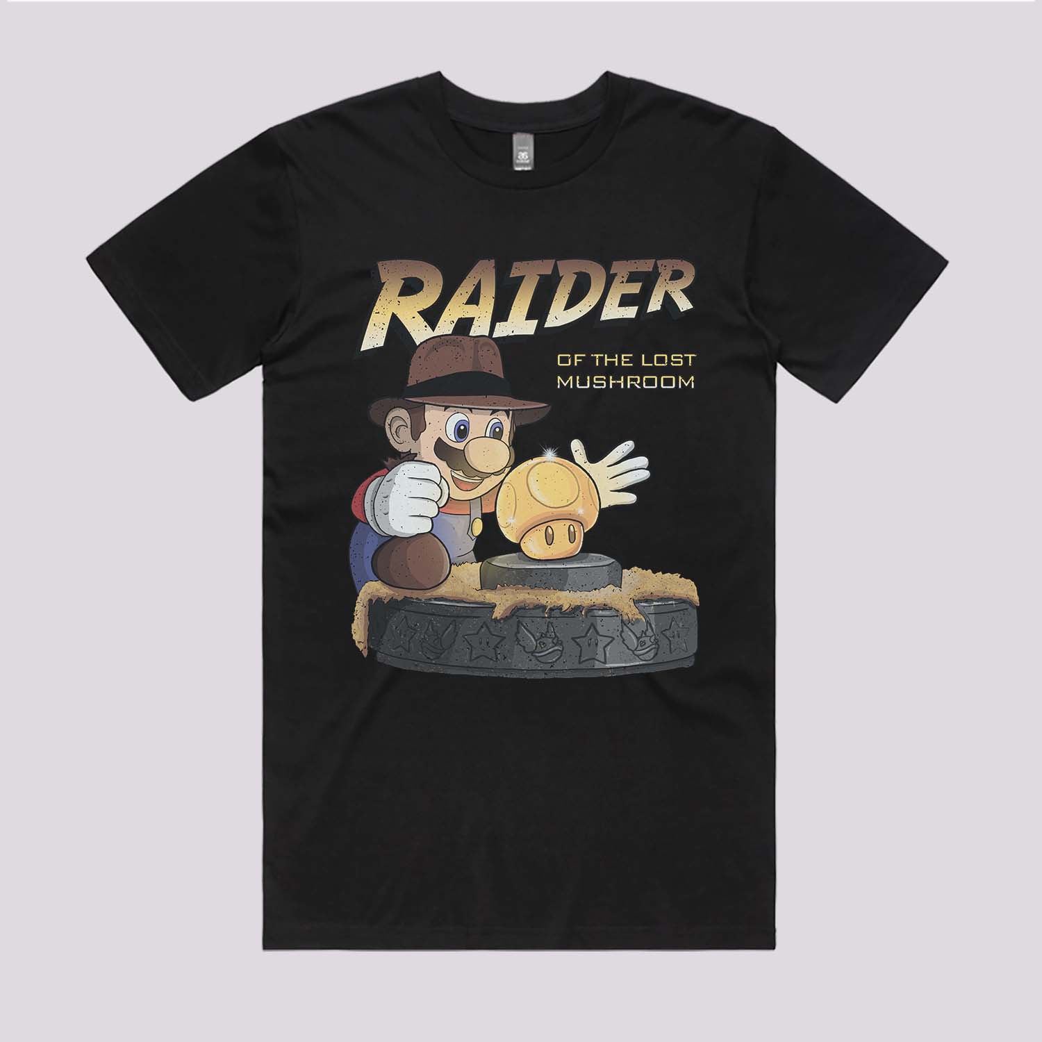 Raider of the Lost Mushroom Graphic Tee