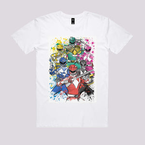 Rangers Watercolour T-Shirt | Pop Culture Graphic Tees Online Australia is