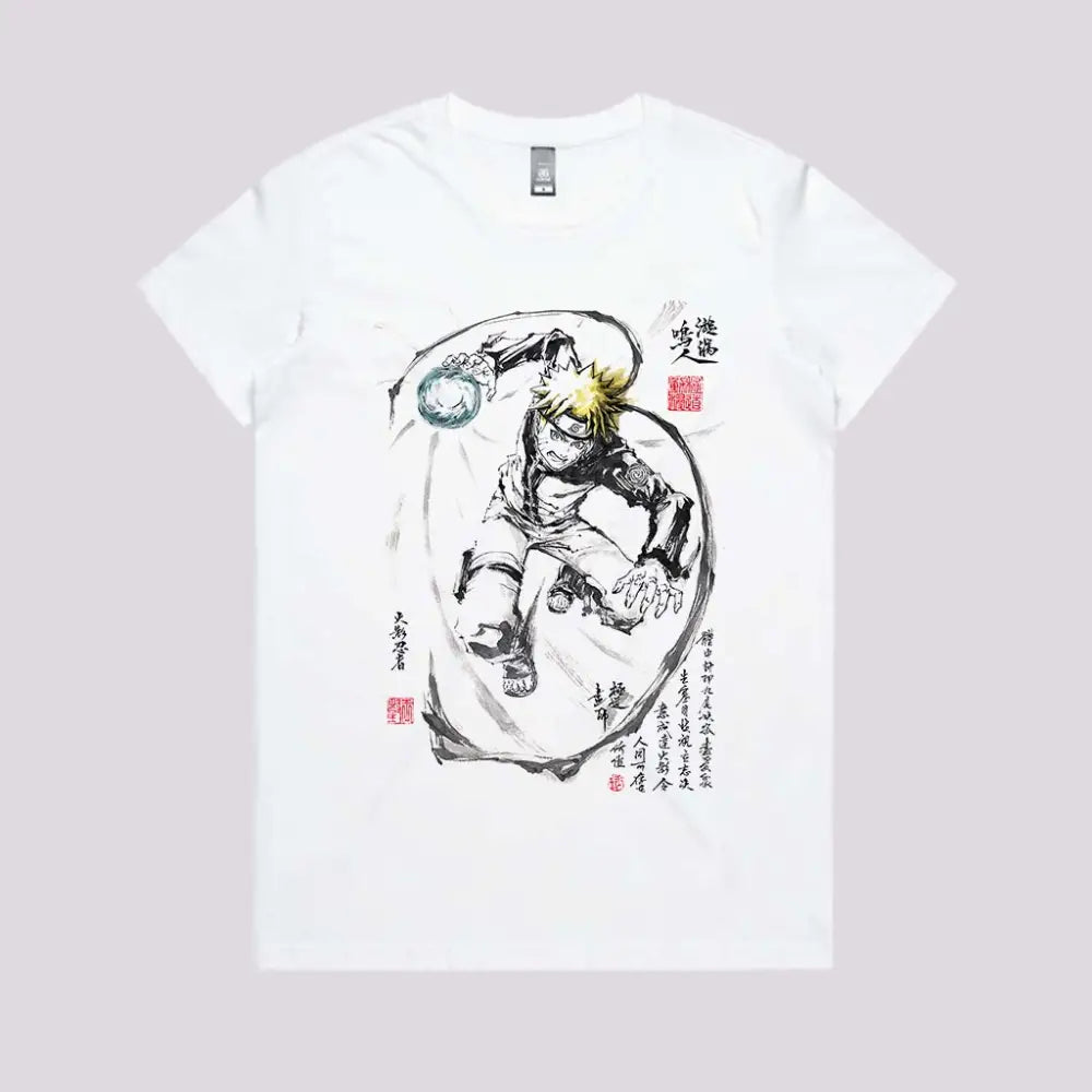 Rasengan Sumi-e T-Shirt | Anime T-Shirts
