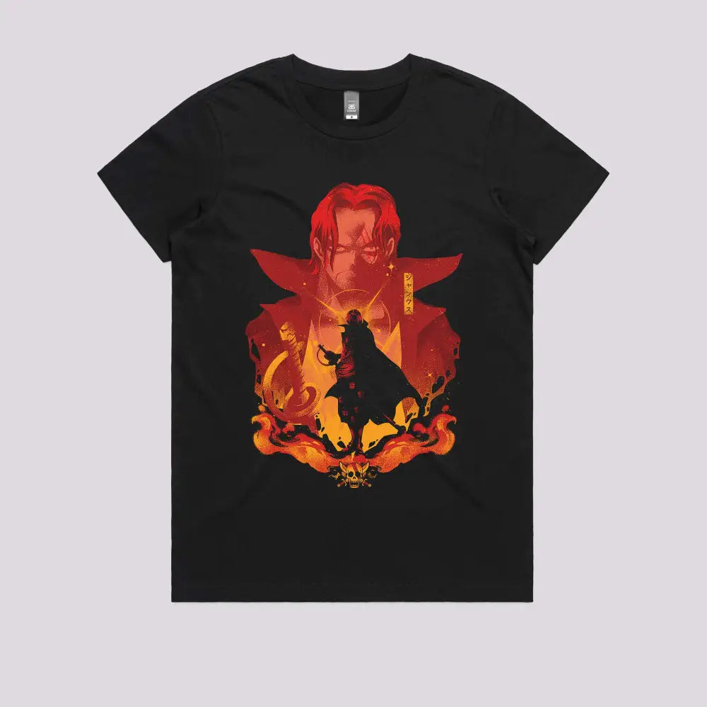 Red Haired Pirate T-Shirt | Anime T-Shirts