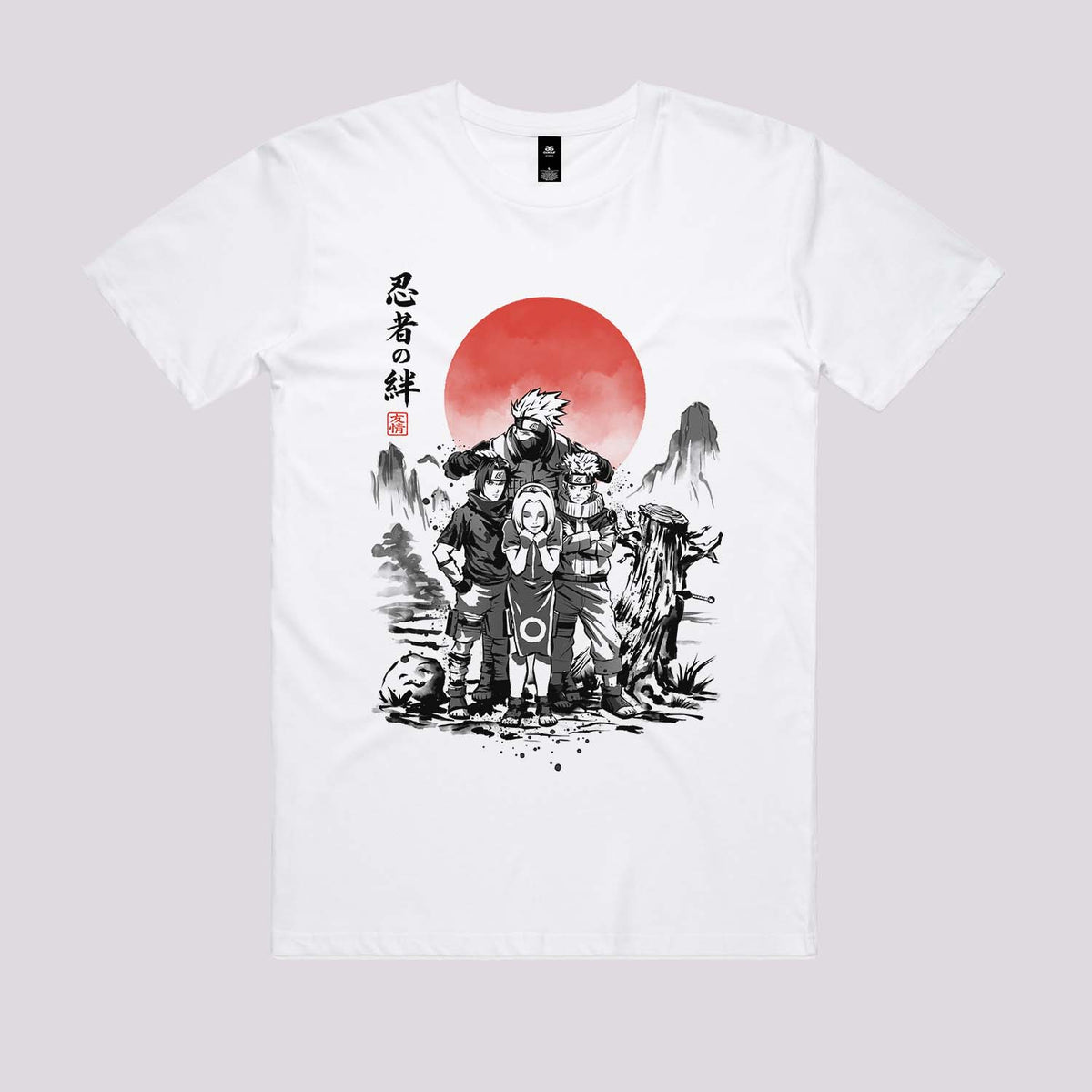 Team 7 Sumi-e T-Shirt | Anime Clothes Australia