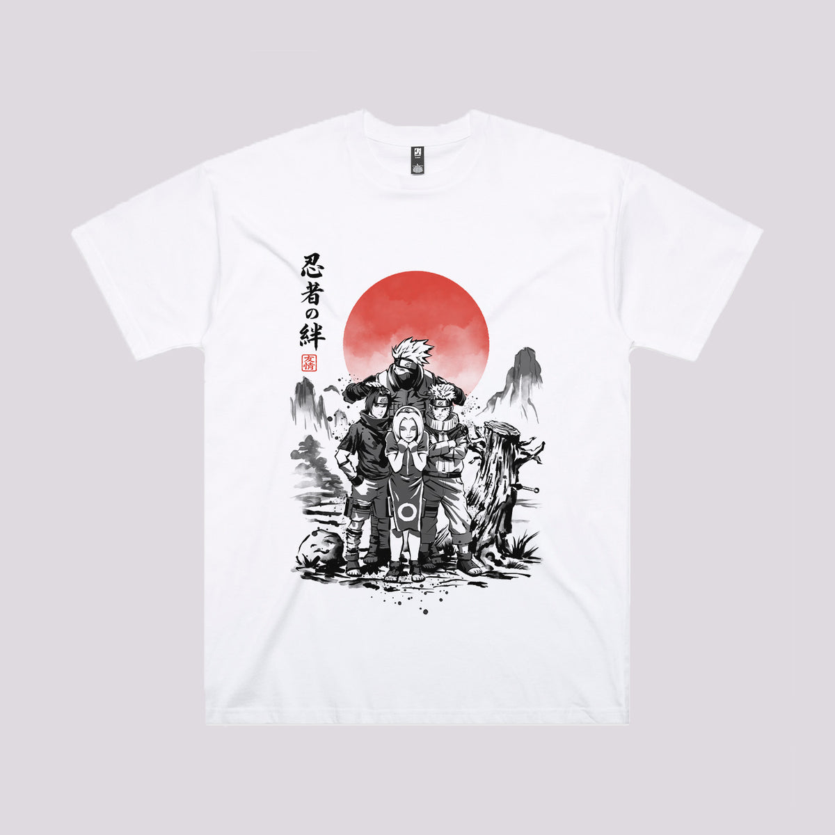 Team 7 Sumi-e T-Shirt | Oversized Anime T-Shirts Australia