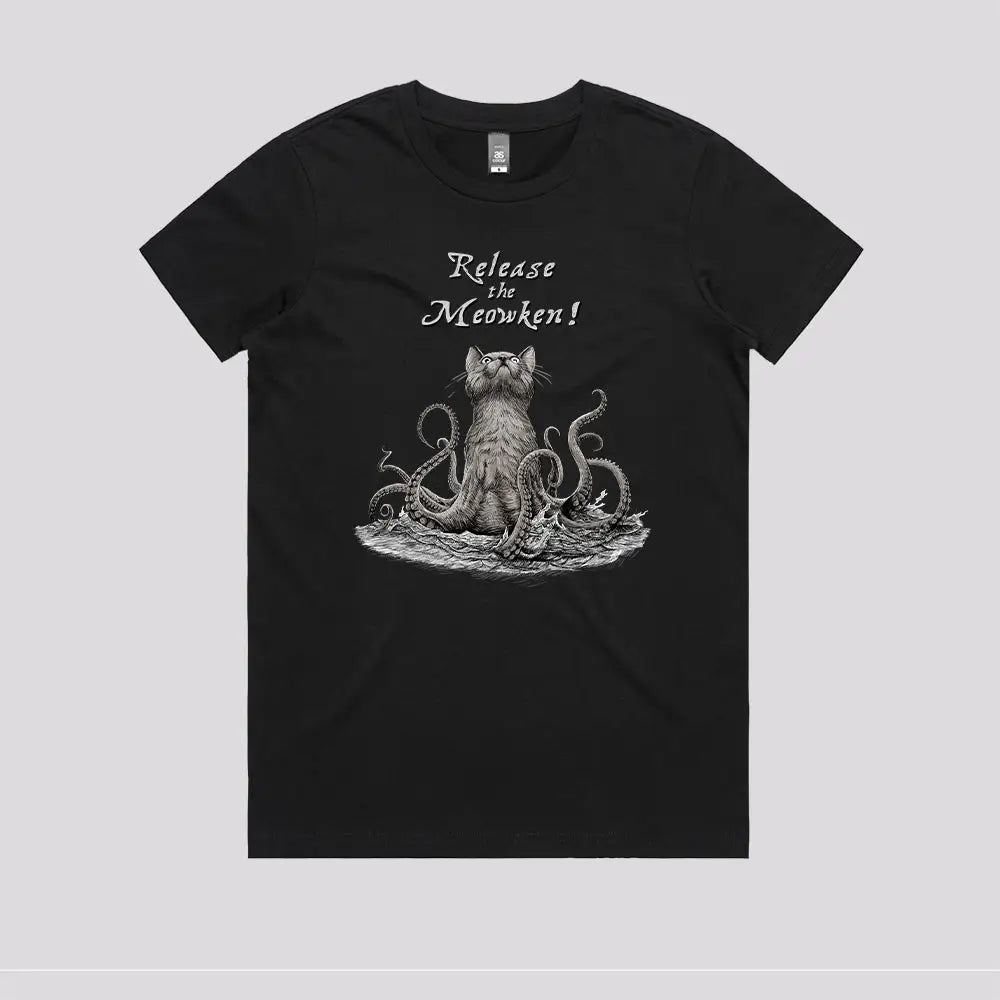 Release The Meowken T-Shirt - Limitee Apparel