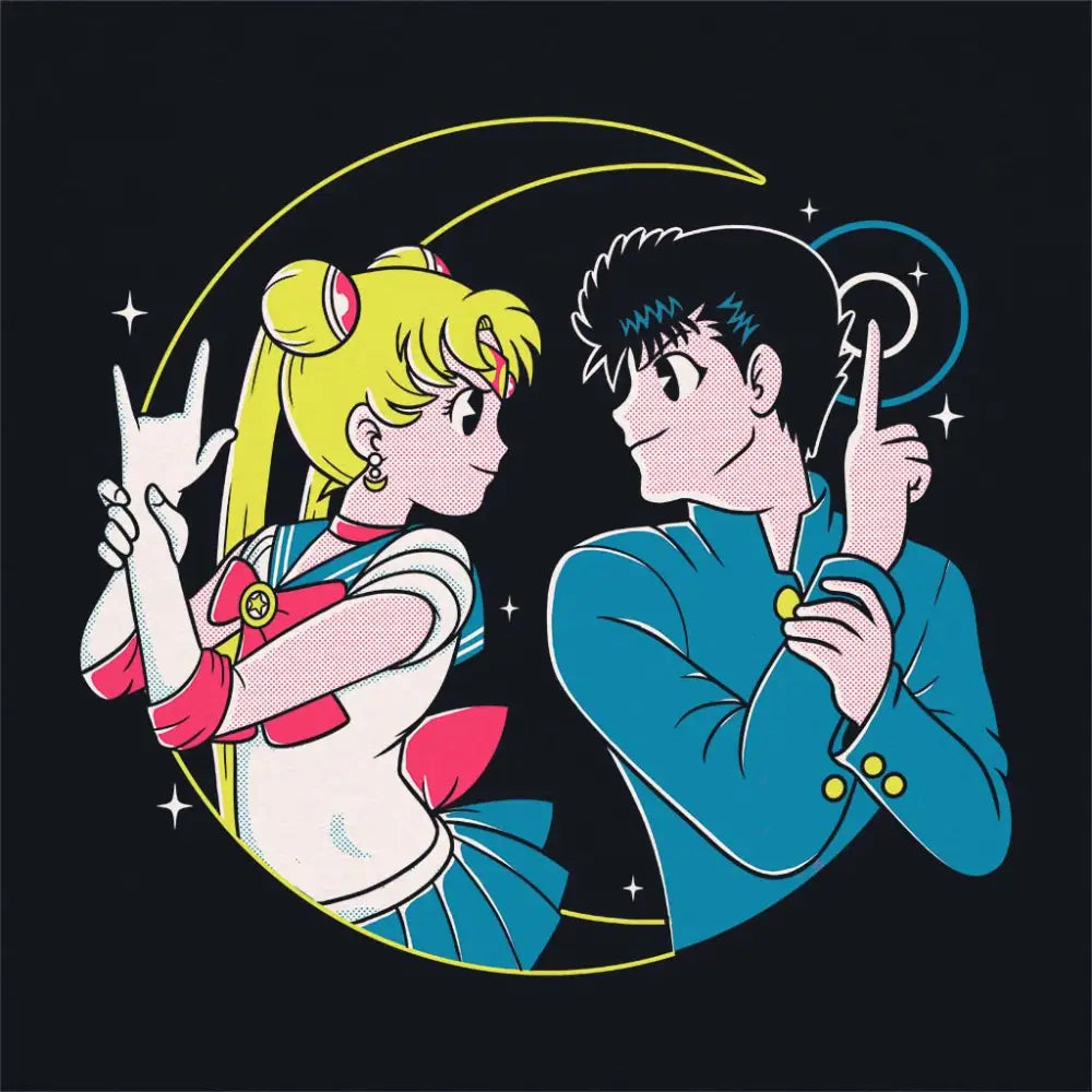 Retro Anime Battle T-Shirt | Anime T-Shirts