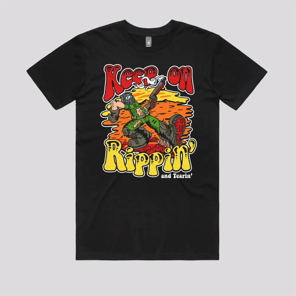 Rippin' and Tearin' T-Shirt - Limitee Apparel