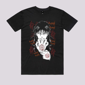 Roy Mustang Revenge Graphic Tee | Anime T-Shirts Australia