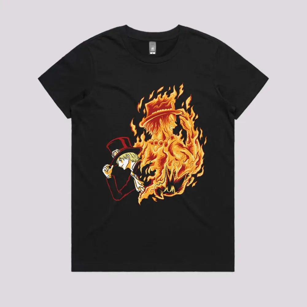 Sabo's Flame T-Shirt | Anime T-Shirts