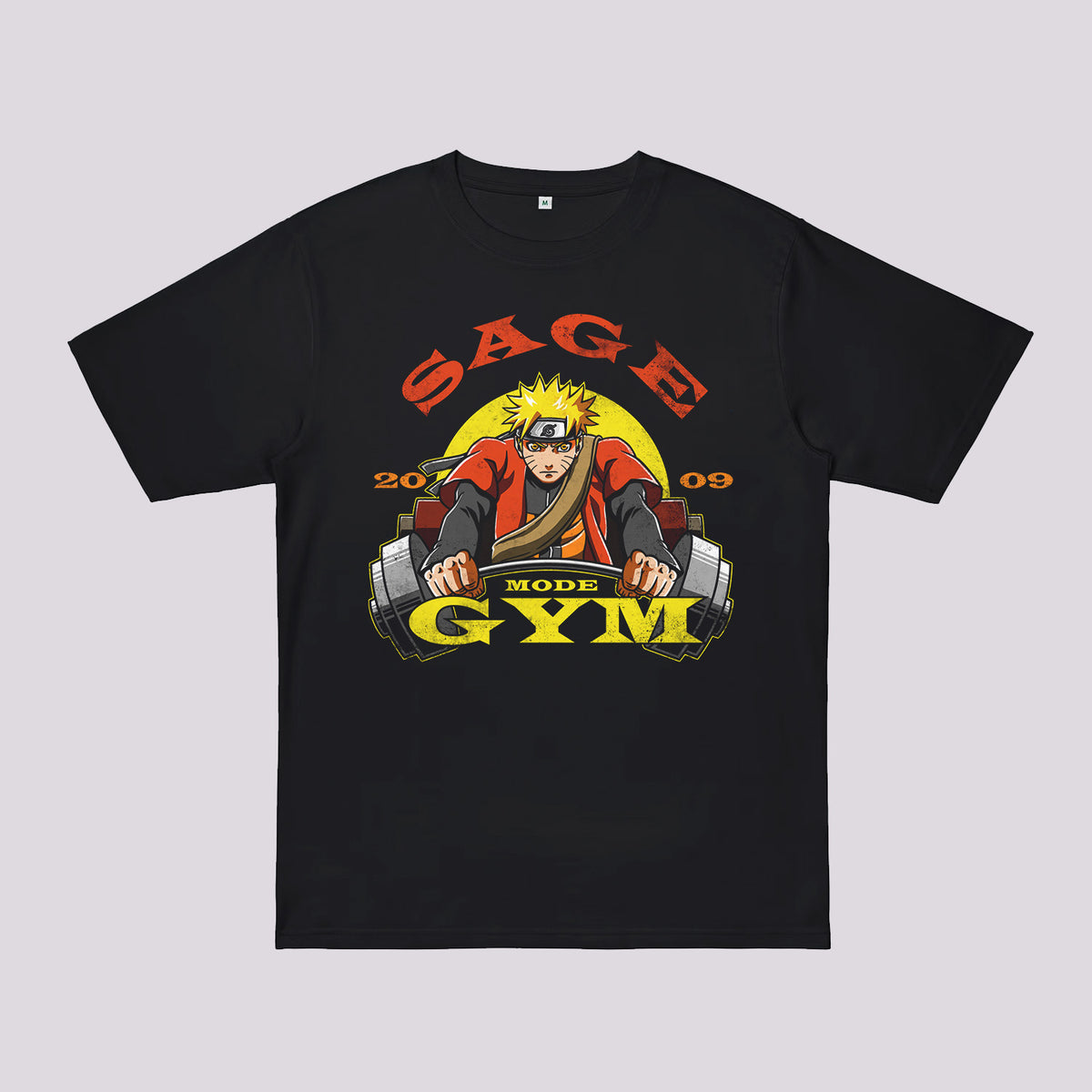 Sage Mode Gym Oversized Anime T-Shirt