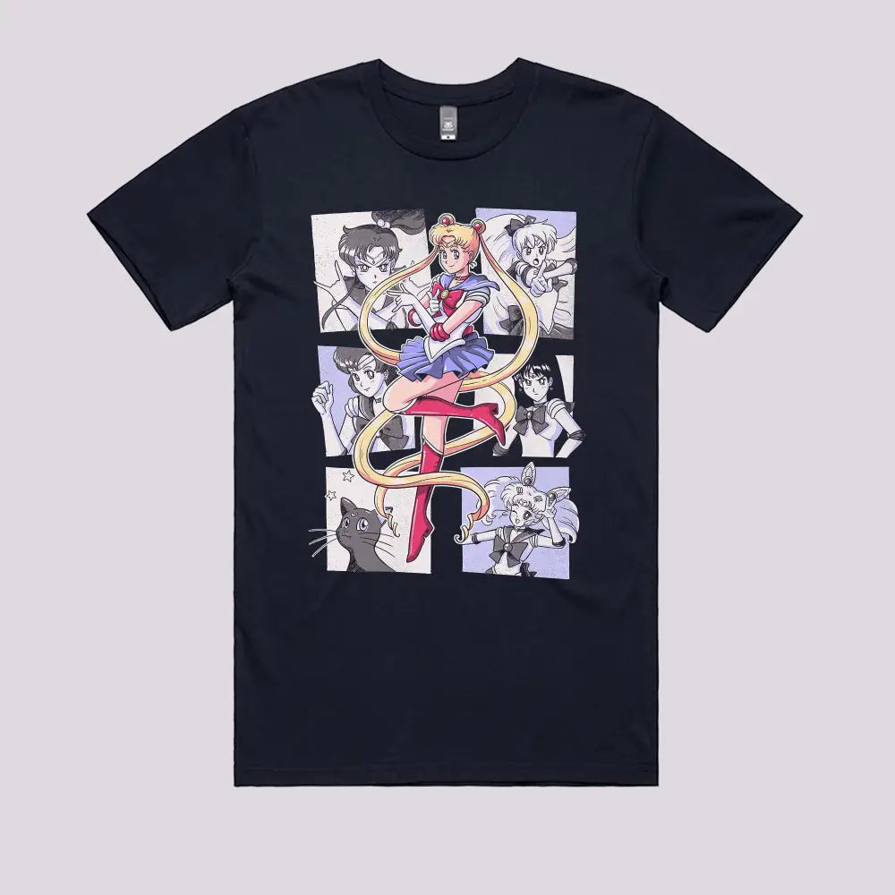 Sailor Comics T-Shirt | Anime T-Shirts