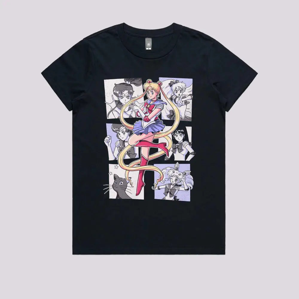 Sailor Comics T-Shirt | Anime T-Shirts