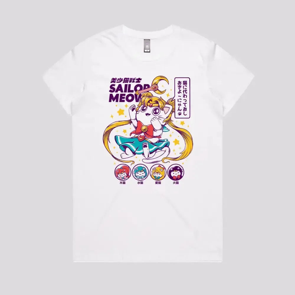 Sailor Meow T-Shirt | Anime T-Shirts