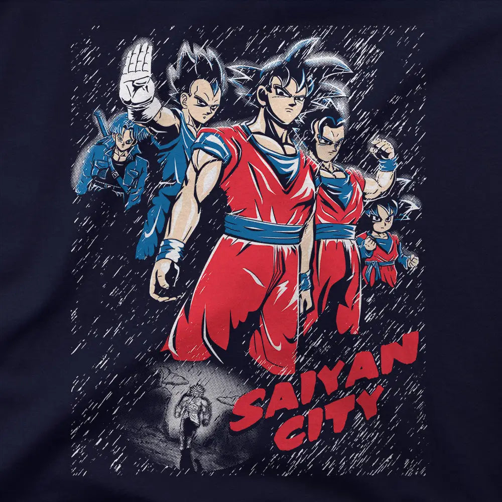Saiyan City T-Shirt | Anime T-Shirts