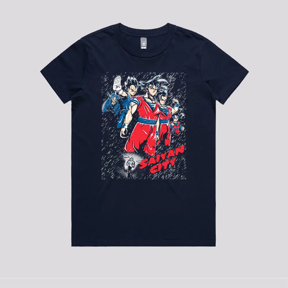 Saiyan City T-Shirt | Anime T-Shirts