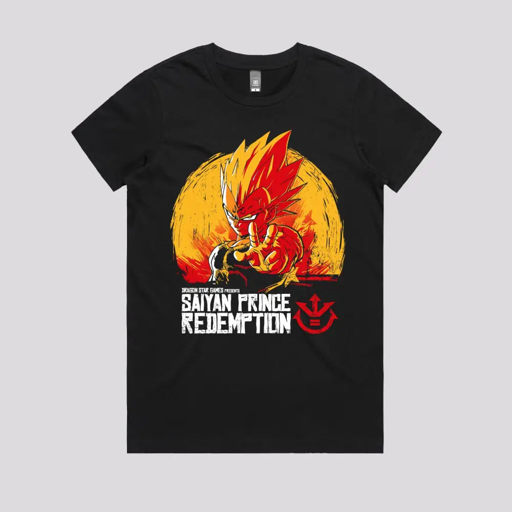 Saiyan Prince Redemption T-Shirt | Anime T-Shirts