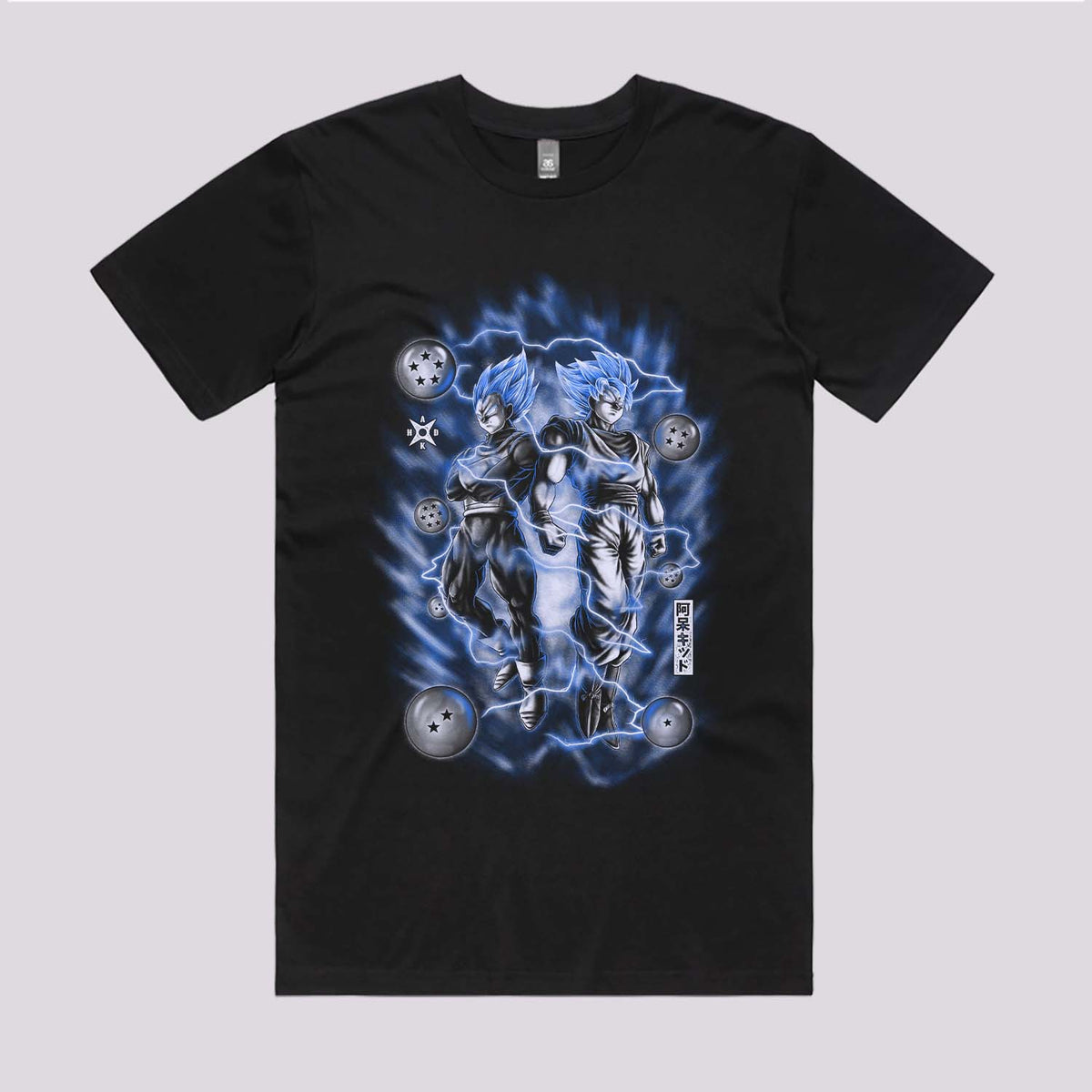 Saiyan Blue Duo T-Shirt | Anime T-Shirts