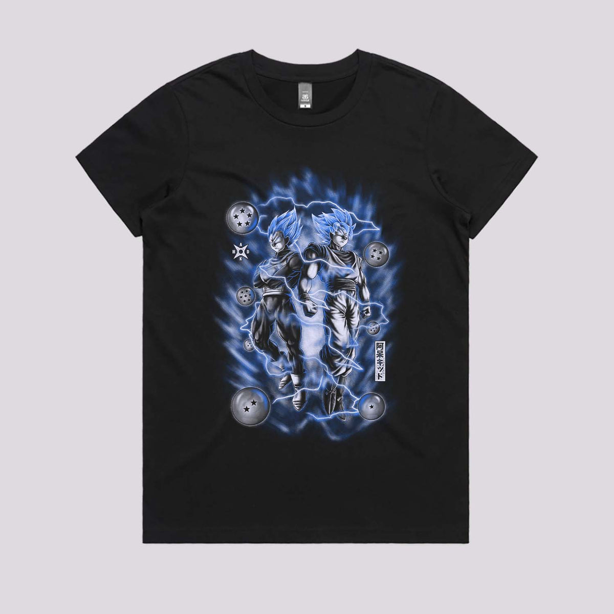 Saiyan Blue Duo T-Shirt | Anime T-Shirts