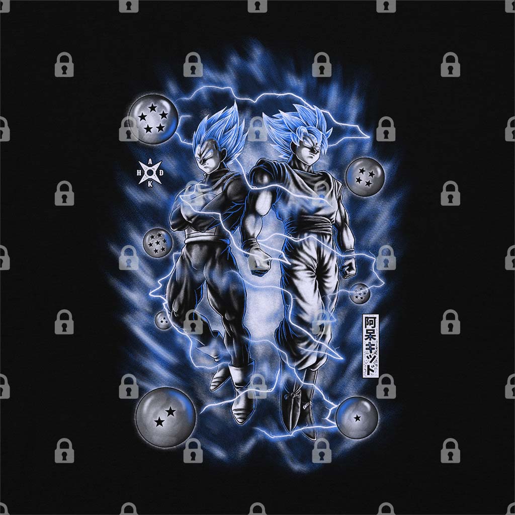 Saiyan Blue Duo T-Shirt