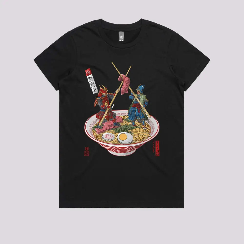 Samurai Ramen T-Shirt - Limitee Apparel