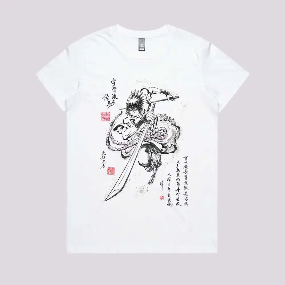 Sasuke Sumi-e T-Shirt | Anime T-Shirts