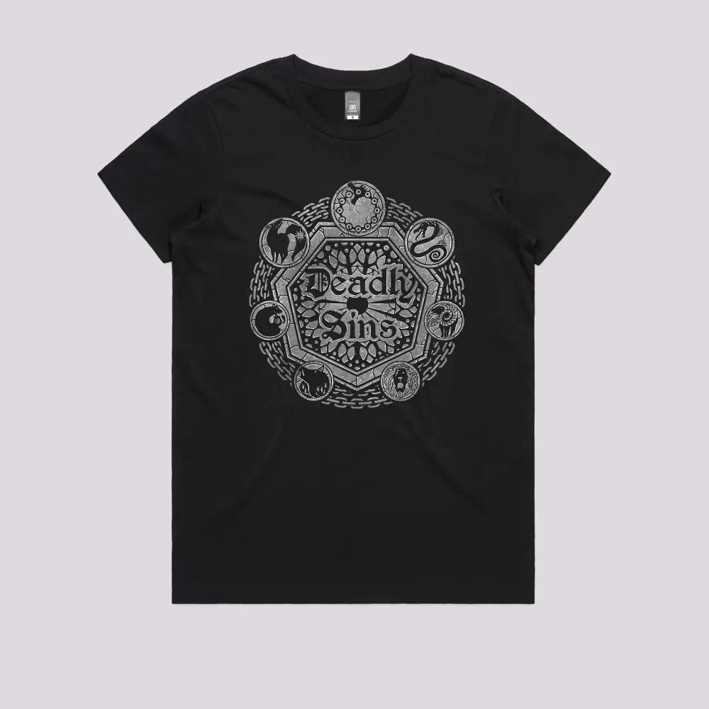 Seven Deadly Sins Shield T-Shirt | Anime T-Shirts