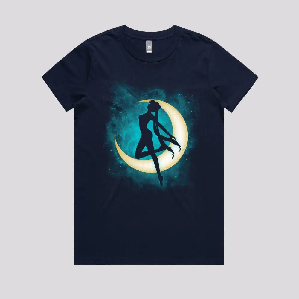 Silhouette Under The Moon T-Shirt | Anime T-Shirts
