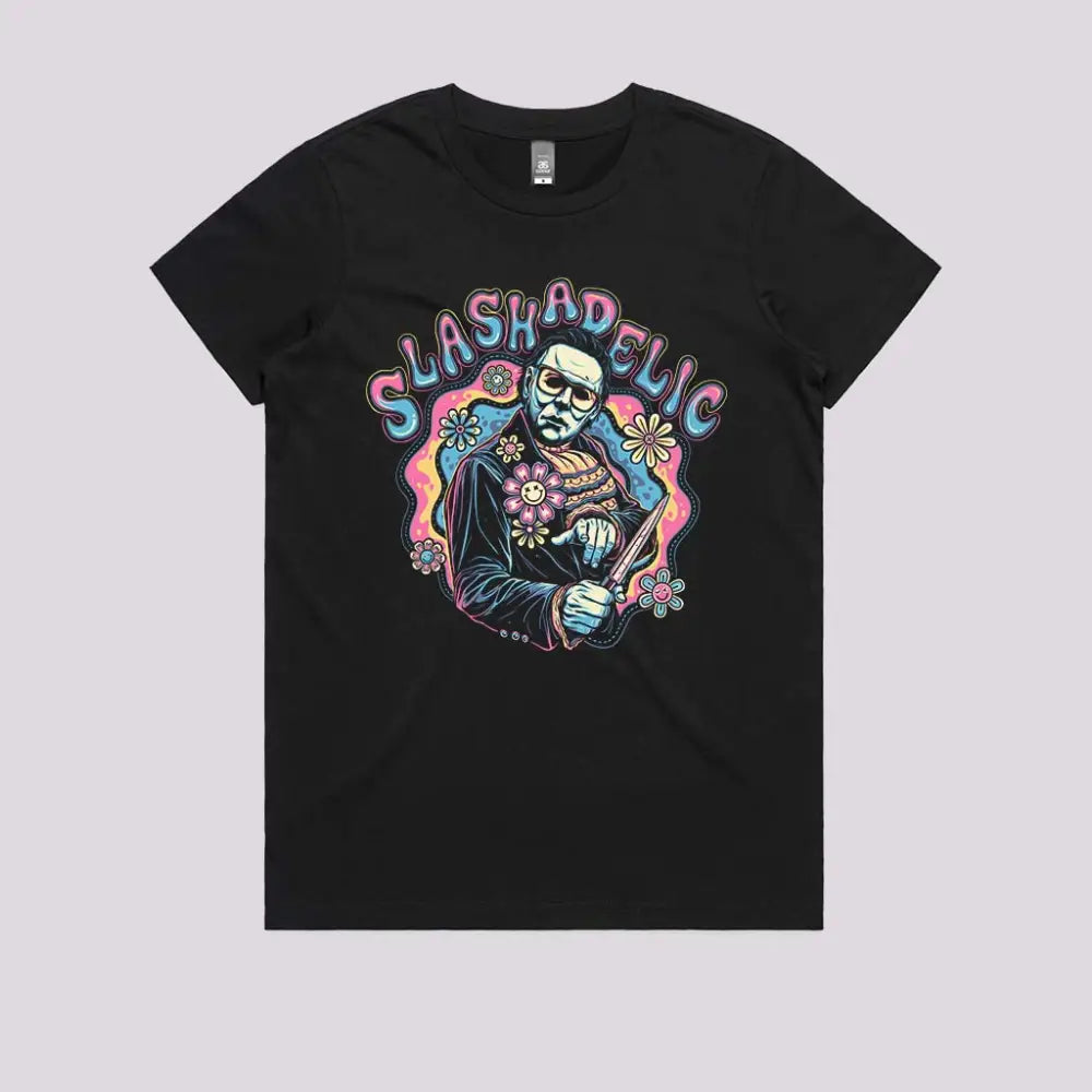 Slashadelic T-Shirt Womens / Black Xs Adult Tee