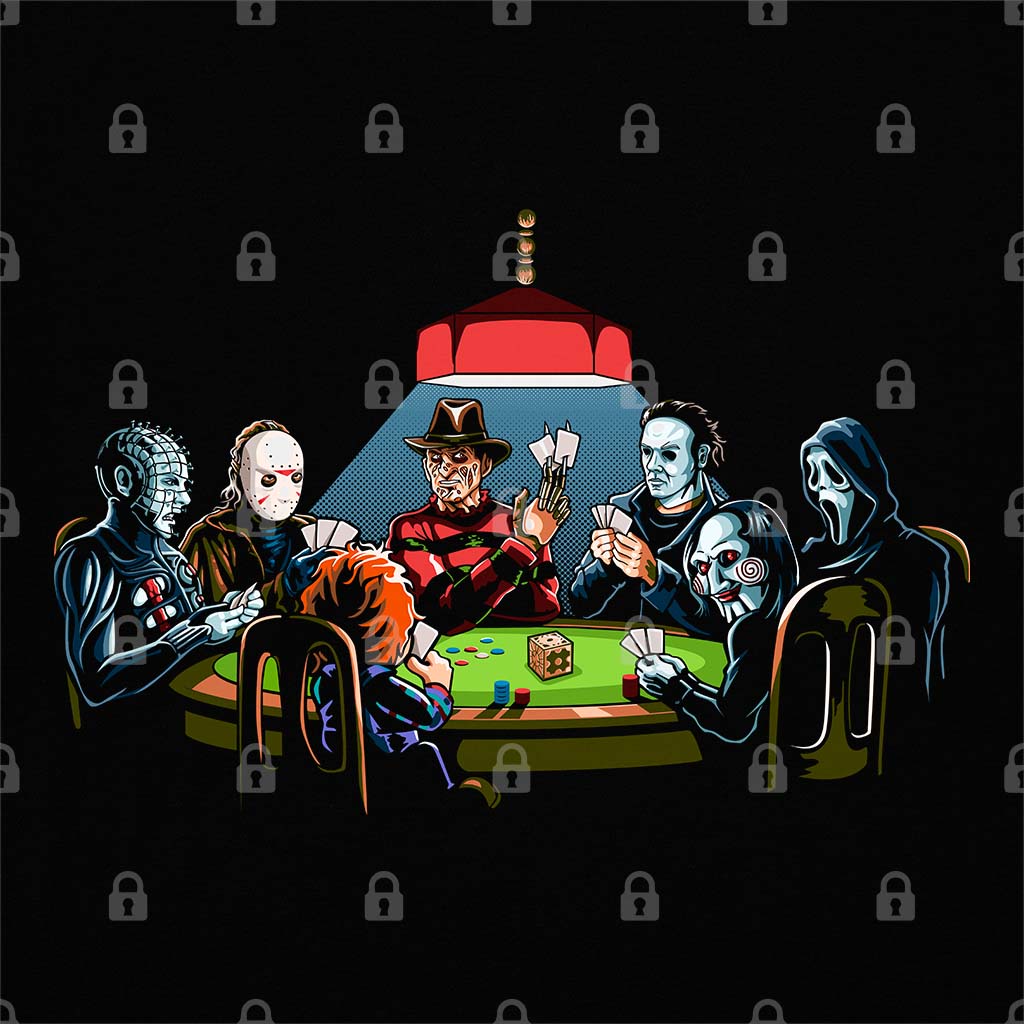 Slasher Poker Graphic Tee