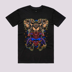 Smash vs Web Shooter Graphic Tee | Graphic Tees Australia