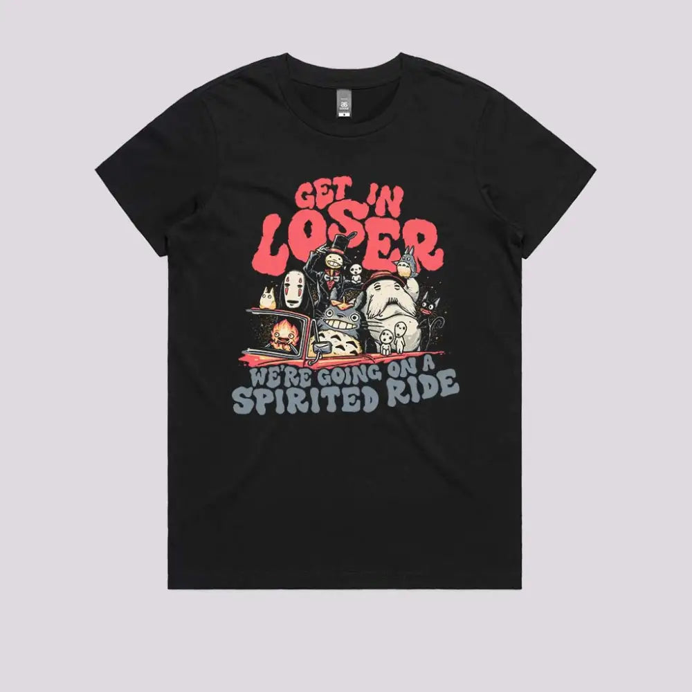 Spirited Ride T-Shirt | Anime T-Shirts