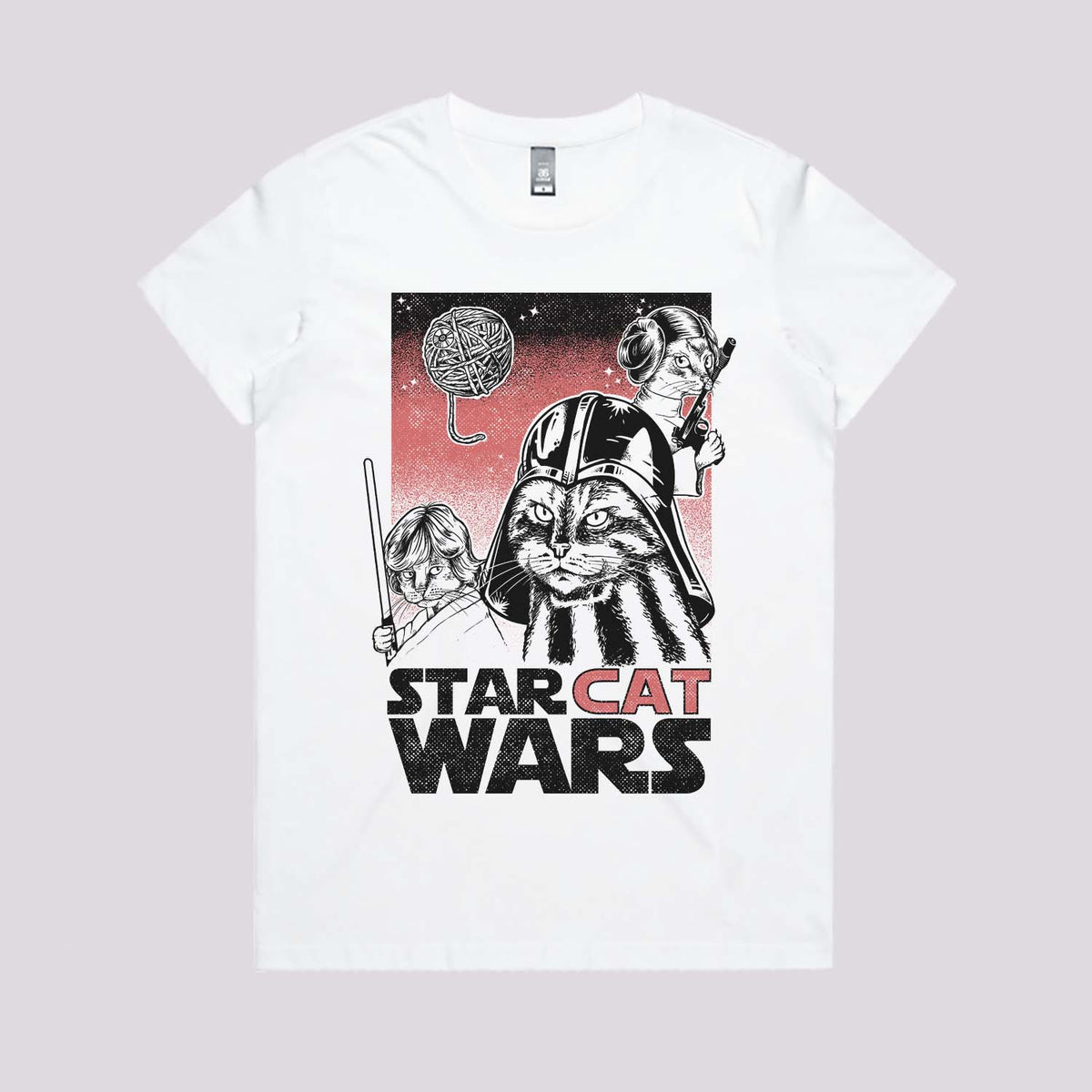 Star Cat Wars T-Shirt | Graphic Tees Online Australia