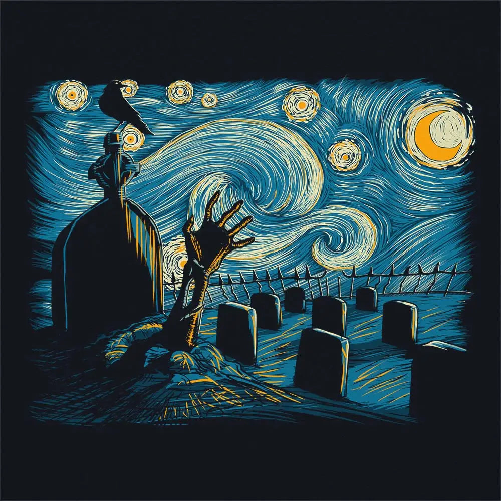 Starry Halloween T-Shirt - Limitee Apparel