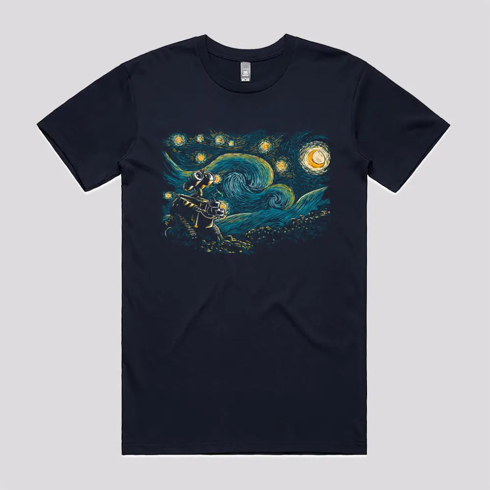 Starry Robot T-Shirt | Pop Culture T-Shirts