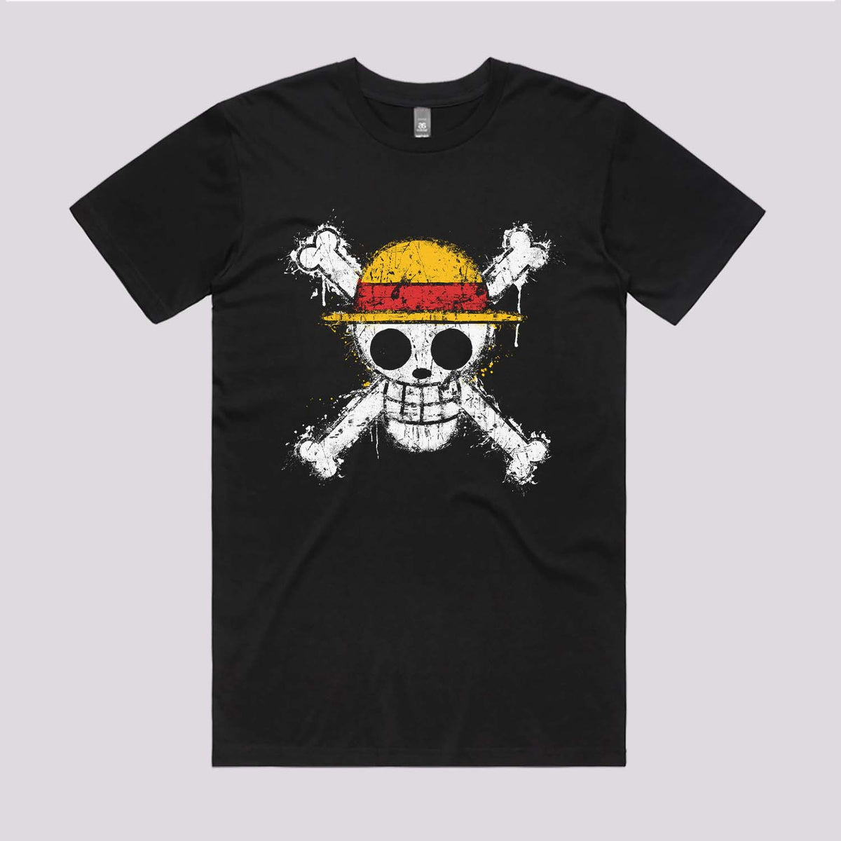 Strawhat Pirate Skull T-Shirt | Cool Anime T-Shirts Online
