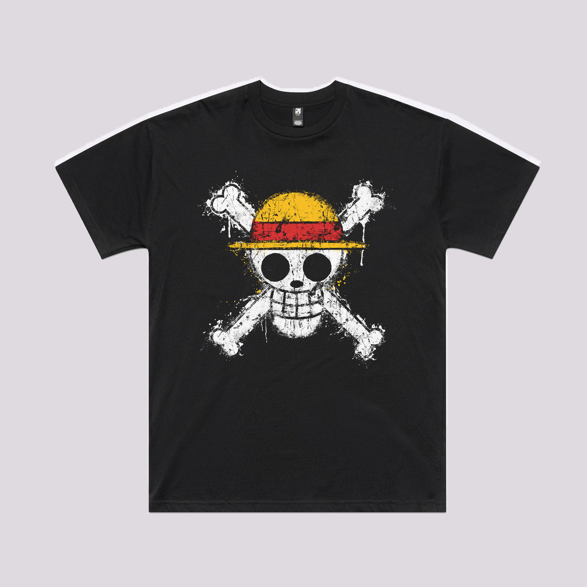 Strawhat Pirate Skull T-Shirt | Cool Oversized Anime T-Shirts Online