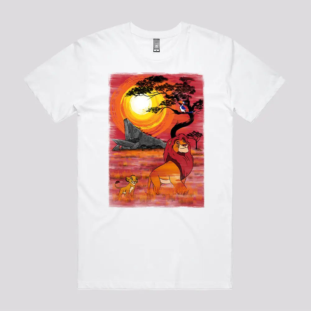 Sunset in the Pride Lands T-Shirt - Limitee Apparel