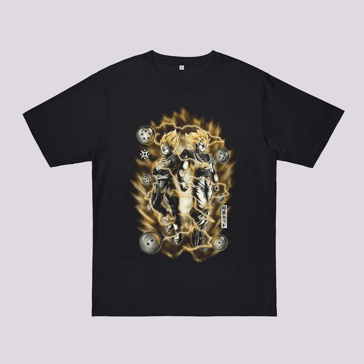 Super Saiyan Duo Oversized Anime T-Shirt
