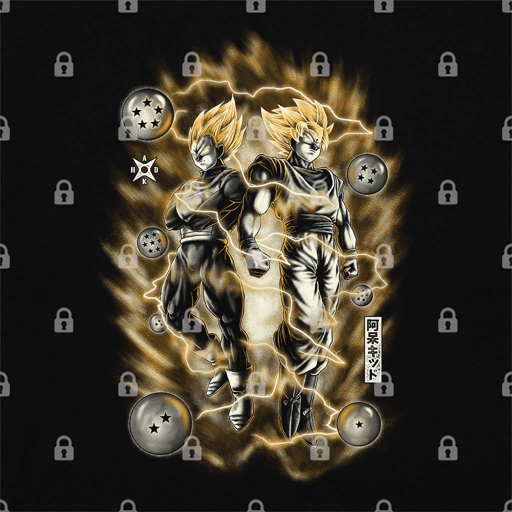 Super Saiyan Duo Oversized T-Shirt