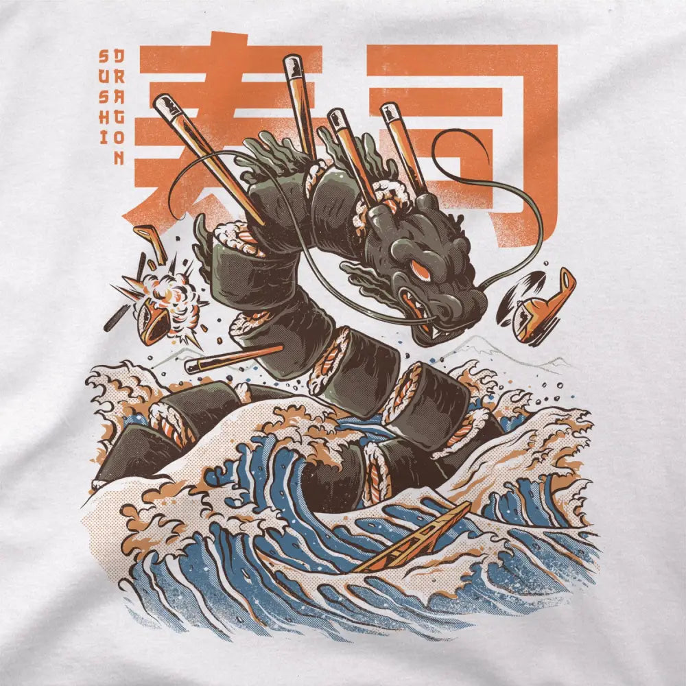 Sushi Dragon T-Shirt - Limitee Apparel