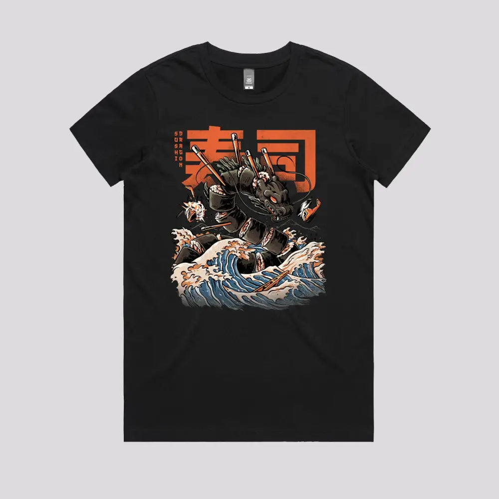 Sushi Dragon T-Shirt - Limitee Apparel