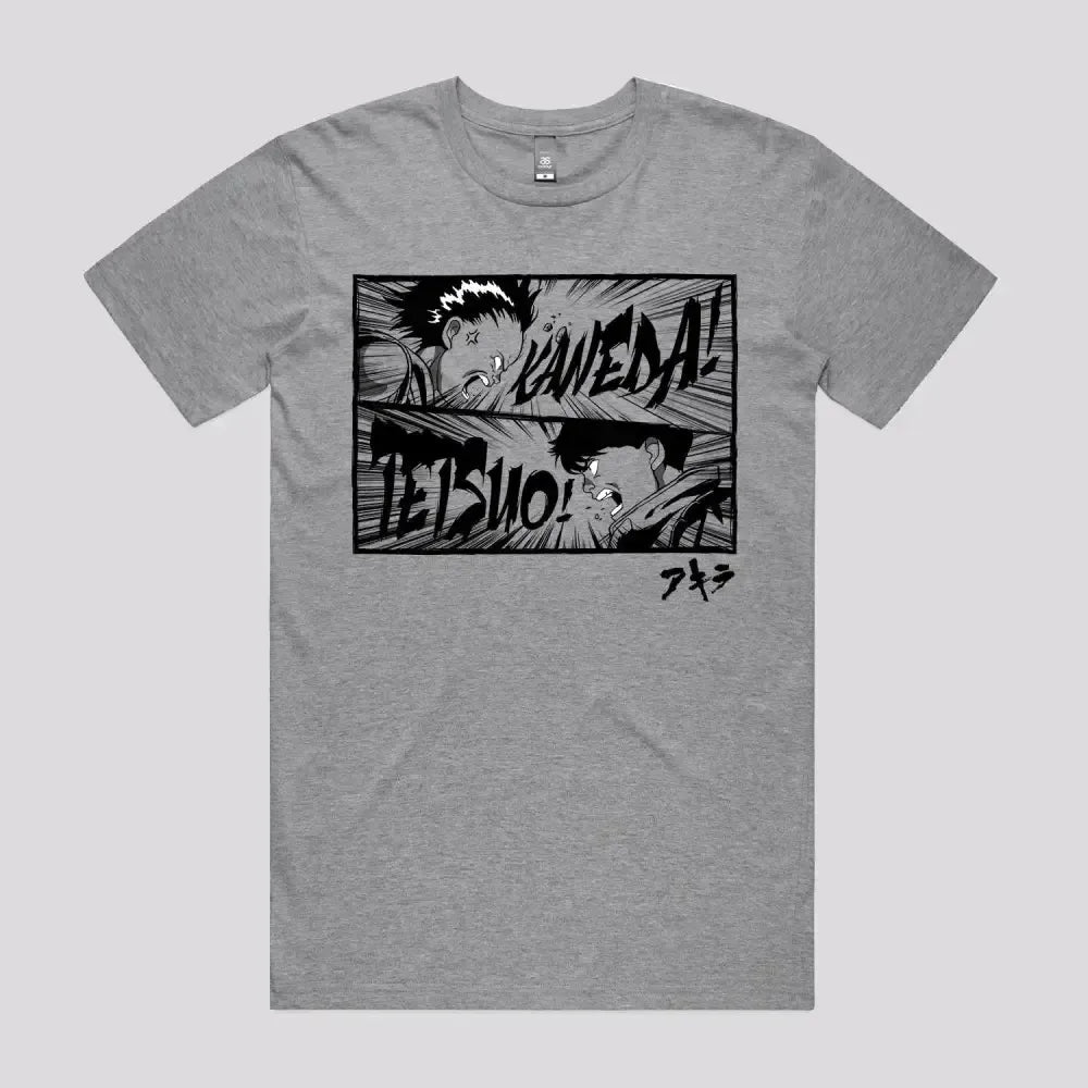 Tetsuo vs Kaneda T-Shirt | Anime T-Shirts Australia | Limitee Apparel