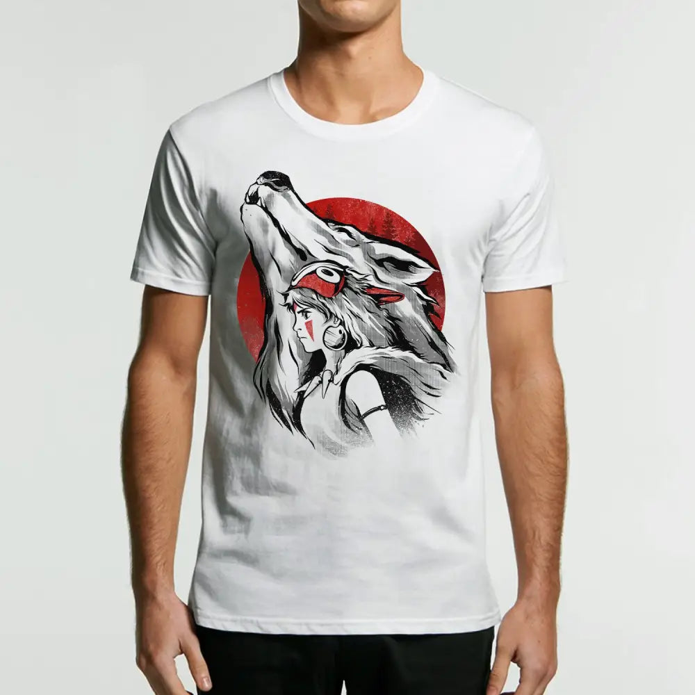 The Girl and The Wolf T-Shirt | Anime T-Shirts